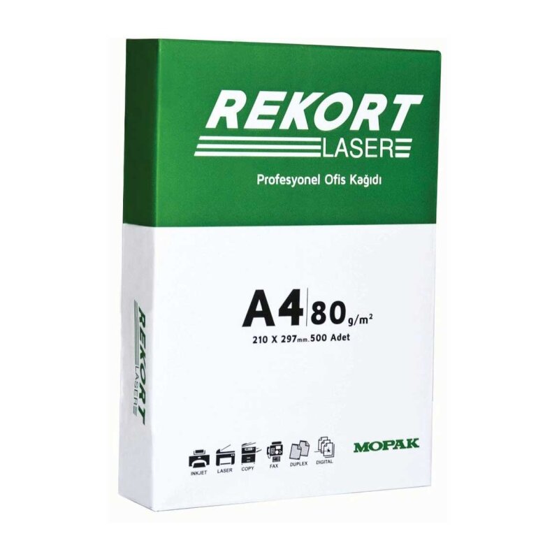 Mopak Rekort A4 Fotokopi Kağıdı 80 g 1 Paket - 1
