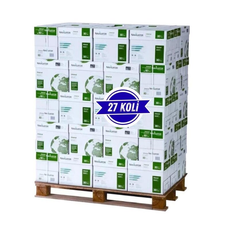 Navigator A4 Fotokopi Kağıdı 80 g 135 Paket (27 Koli) - 1